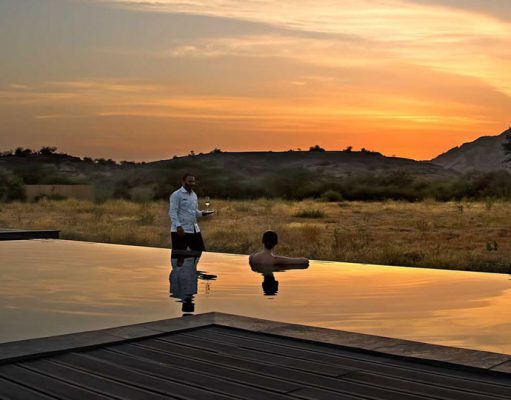 luxury safari The Sujan Jawai leopard camp