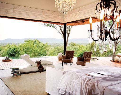 Molori Mashuma world-class luxury safari tented camp Mana Pools National Park in Zimbabwe.