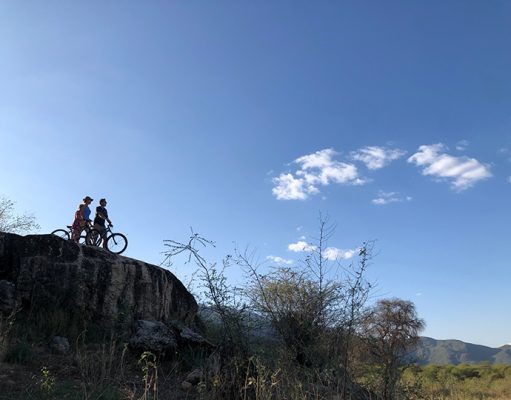 Kalepo Camp overlooking the Mathews Mountains, Samburu, Northern Kenya